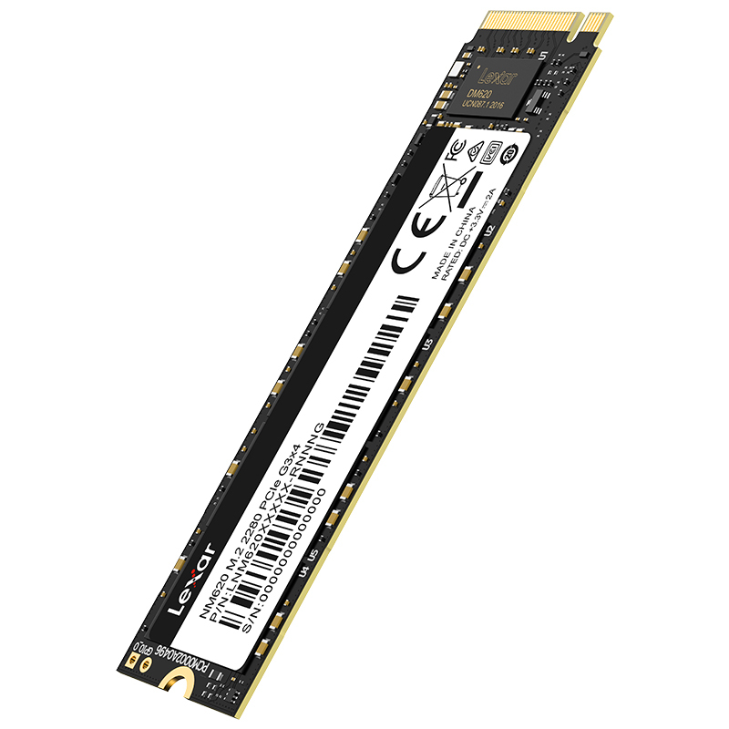 雷克沙(Lexar)1TB M.2 NVME SSD固态硬盘 LNM-610 黑色