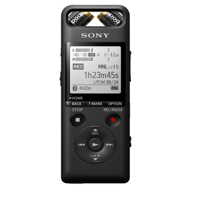 索尼(SONY) PCM-A10 数码录音笔 高清降噪手机远距离操控无损音乐播放器 16G 黑色