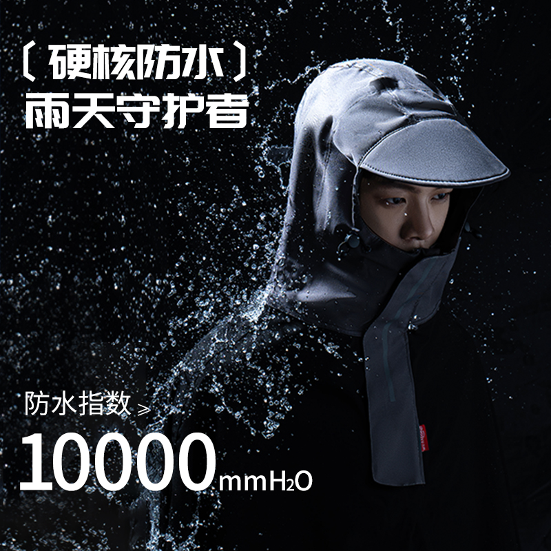 正雨雨衣电动电瓶车女款高级单人长款全身防暴雨新款加厚加大专用雨披高清大图