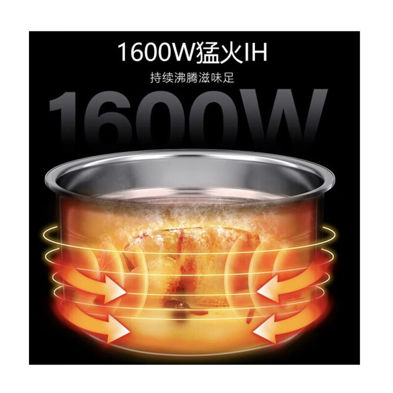 九阳(Joyoung)Y-50IHS12电压力锅家用高压锅饭煲智能全自动多功能5L双胆高清大图