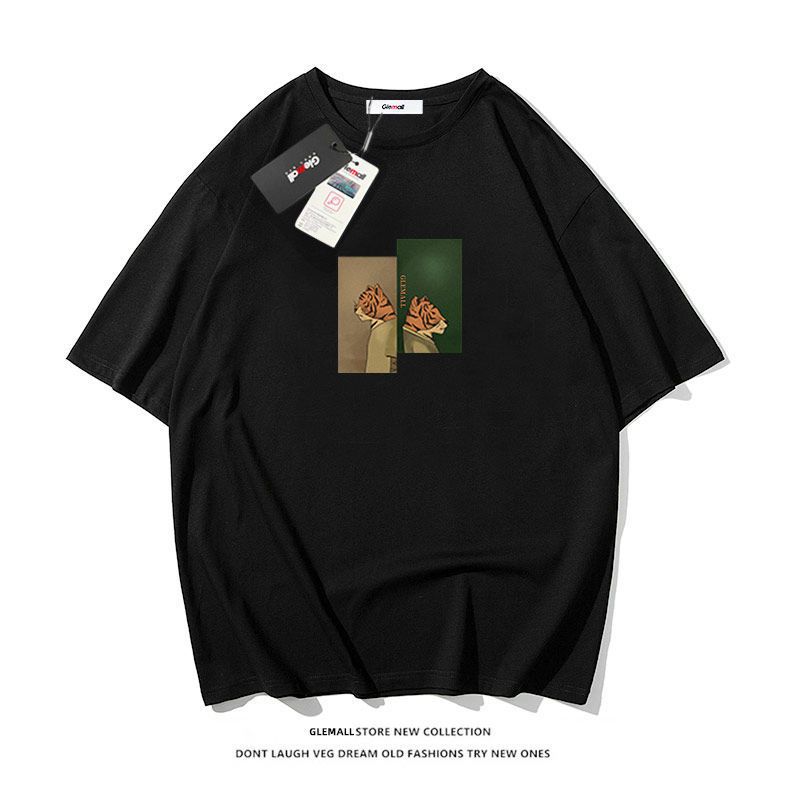 森马集团旗下GLEMALL短袖t恤男士夏季潮纯棉百搭休闲体恤打底衫