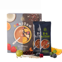 老金磨方 果味红豆薏米粉360g 代餐6种口味共12袋营养代餐
