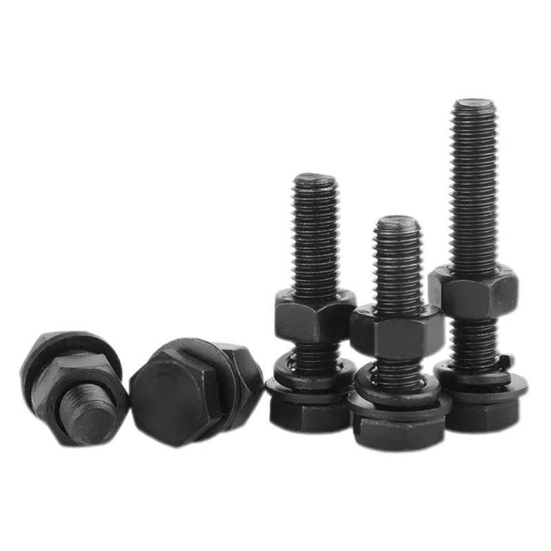 嘉众忆 4.8级外六角螺栓装 JZY-004 18*200mm[螺栓+螺母+平弹垫] /套图片