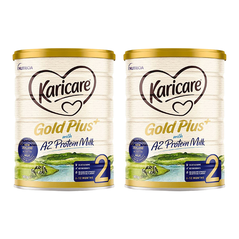 澳洲新西兰可瑞康(karicare)金装A2蛋白宝宝配方牛奶粉2段900g 进口婴幼儿二段奶粉6-12个月