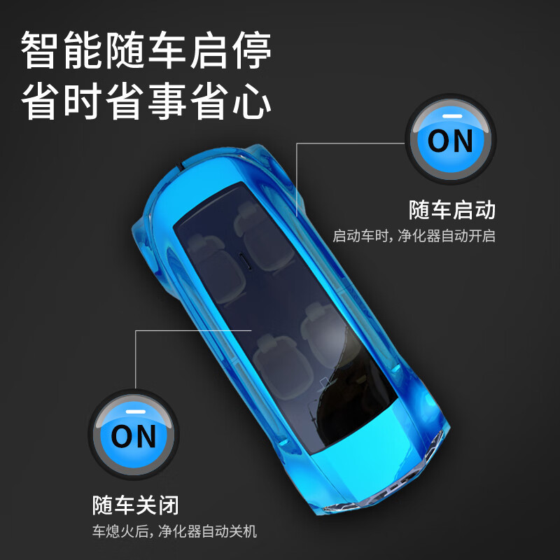 霍尼韦尔(Honeywell)HWC05 车用车载空气净化器 去除甲醛二手烟新车异味雾霾车载净化器