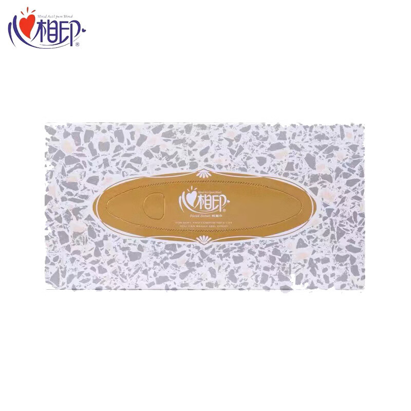 心相印 抽纸 D200 36包(金色)商务盒装纸面巾 整箱装(影)高清大图