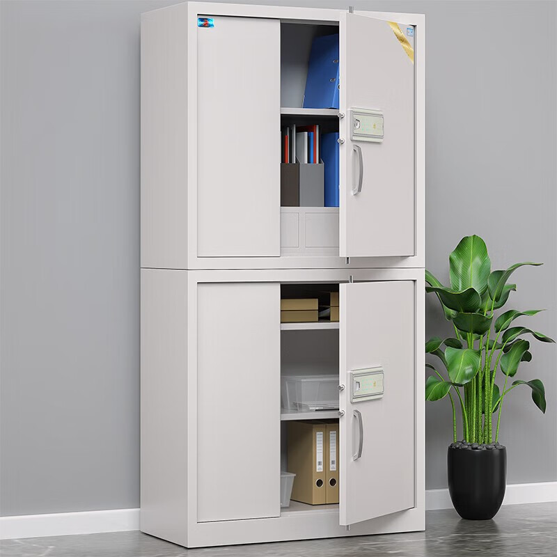 虎牌 保密柜 档案柜资料柜分体双节大型密码保险柜器材柜办公柜文件柜