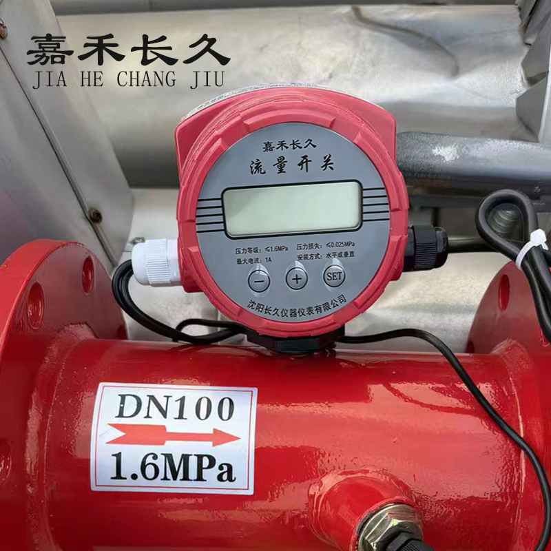 嘉禾长久 流量开关表 DN100 0-1.6MPA 台高清大图