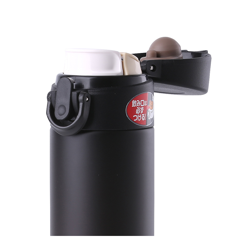 【品牌直采】THERMOS 膳魔师 通用高真空304不锈钢保温杯 JNI-402-ALB 400ml 黑色