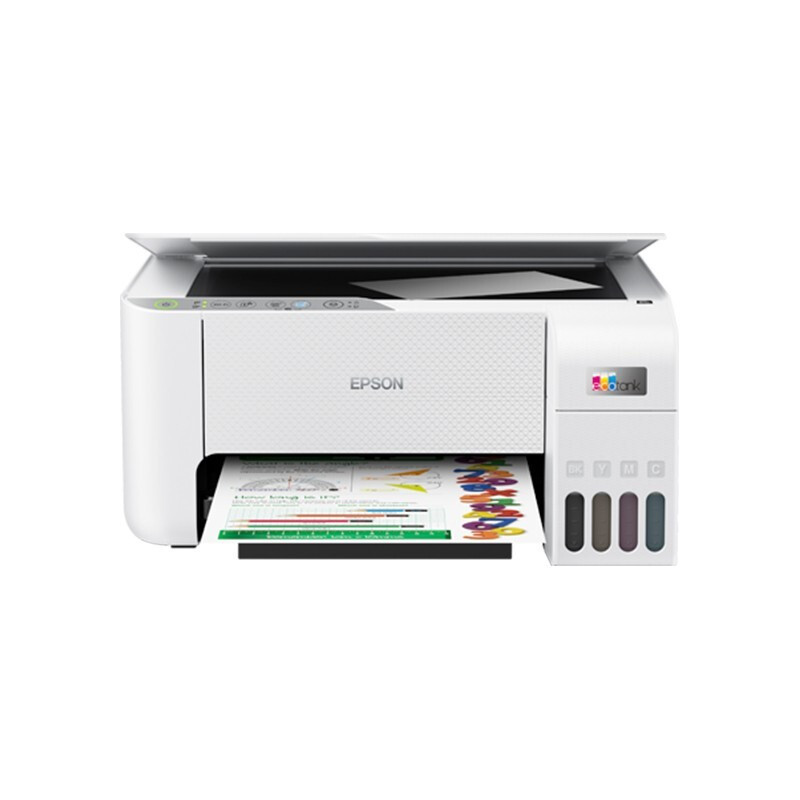 爱普生(EPSON)墨仓式 L3256 喷墨彩色打印复印扫描无线多功能一体机打印机家用小型作业大墨仓