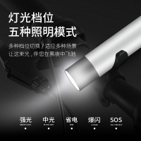 supfire神火S11-F强光手电筒可充电式迷你高亮led灯家用户外变焦远射多功能防身