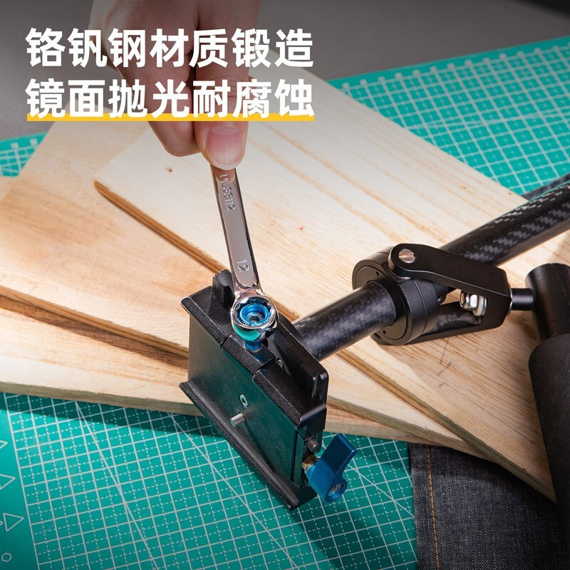 得力(deli)开口梅花两用扳手6件套装 镜面塑架汽修快速板子8-15mm(DL0106A)1套