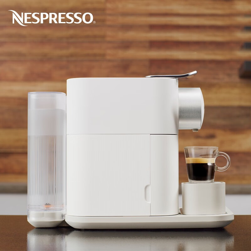 Nespresso奈斯派索胶囊式咖啡机小型家用全自动商用大容量奶泡一体奶咖自动牛奶配方高压萃取意式进口 F531黑色高清大图