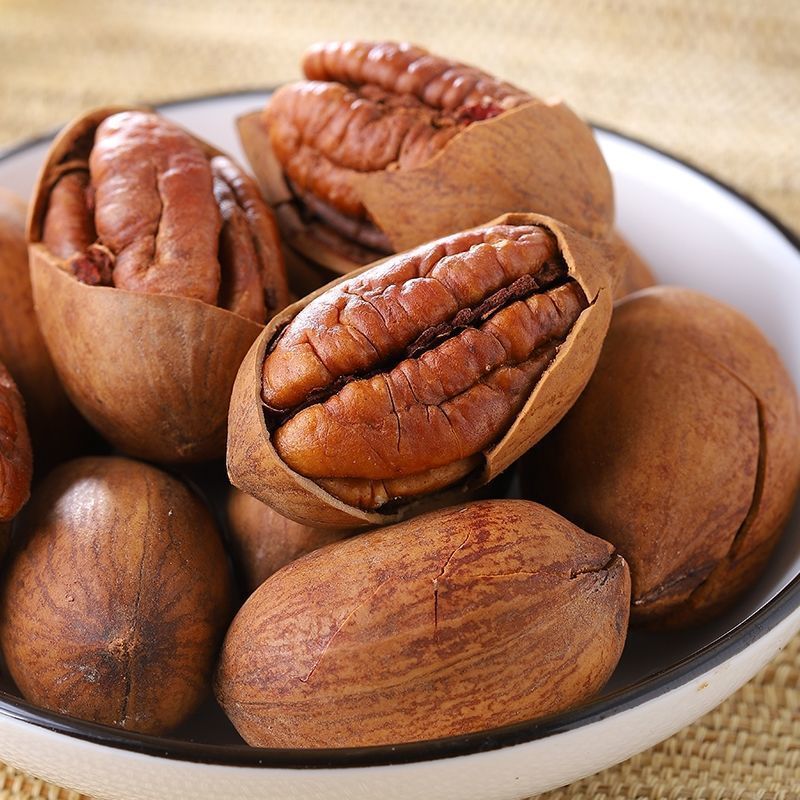 精选碧根果新货1斤坚果干果碧根果仁罐装零食批发大礼包250g1000g