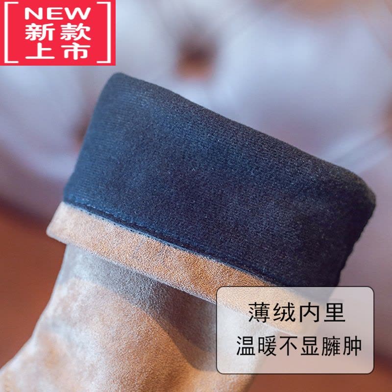 可莉允女童靴子春秋冬季2022新款高筒公主单靴儿童韩版长靴加绒二棉童鞋图片
