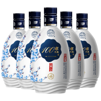 山西杏花村汾酒集团出品53度白酒475ml/瓶 100年汾藏【清雅】清香型白酒(白瓷 喜上眉梢 一支)