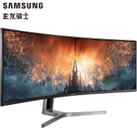 三星 (SAMSUNG )玄龙骑士 48.8英寸带鱼屏 DQHD HDR 量子点 120Hz 可升降 曲面电竞显示器（C49RG90SSC）