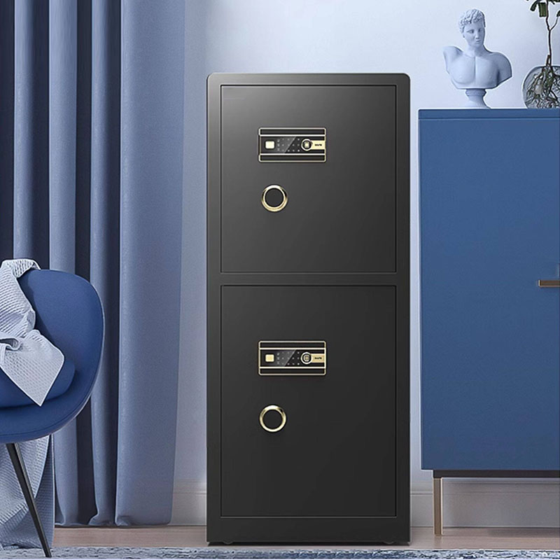 大型办公保险箱双门家用防盗保险柜 100cm 颜色可选 指纹+密码+钥匙高清大图