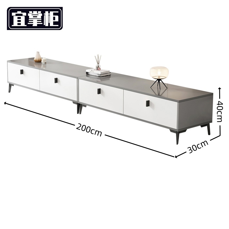 宜掌柜 电视柜 2米四门 台高清大图