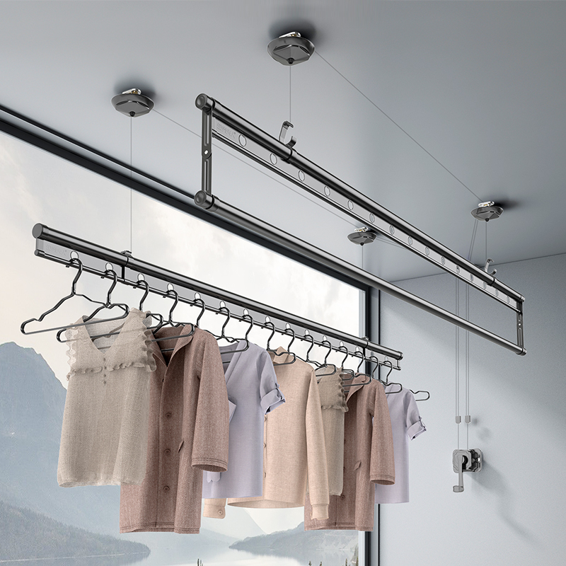 【阳台晾衣架升降双杆】报价行情_排行_品牌_参数_怎么样_图片_商家