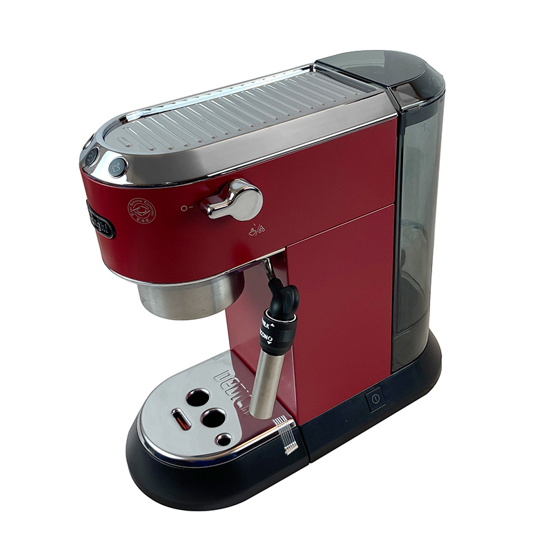 德国直邮delonghi德龙ec685意式泵压半自动咖啡机家用小型红色ec685r
