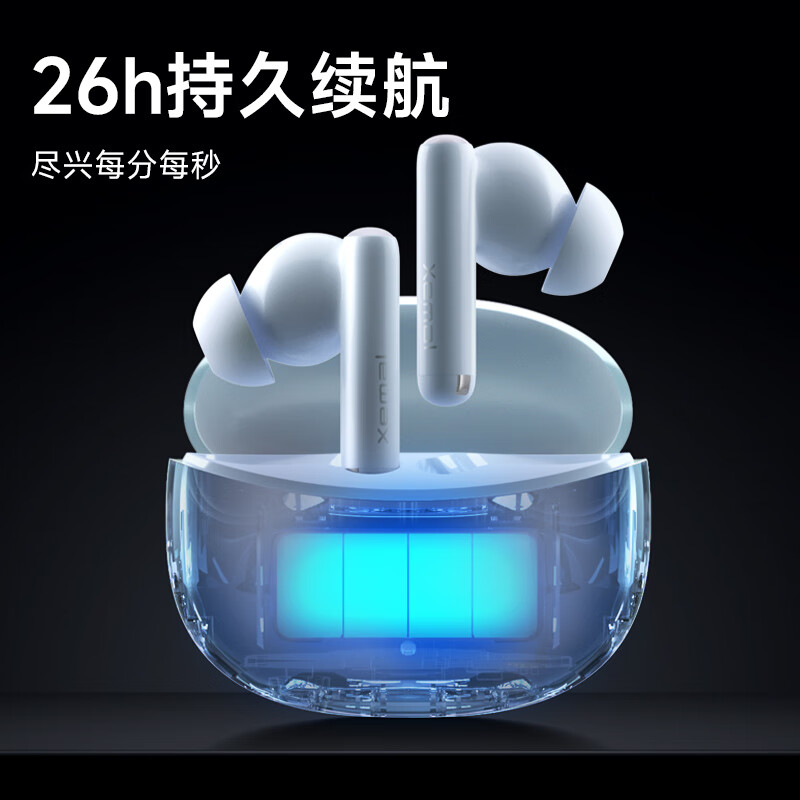 漫步者声迈X5Pro 真无线主动降噪蓝牙耳机 无线耳机入耳式 川白高清大图