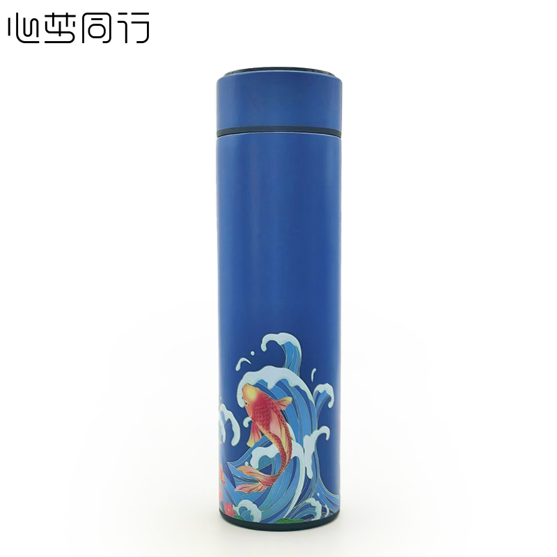 心梦同行304触摸显温保温杯热水杯充电宝礼盒套装 1650/套高清大图