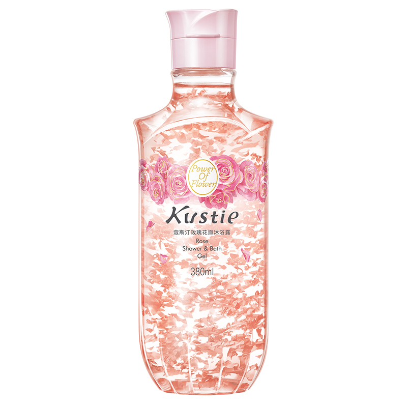 蔻斯汀kustie玫瑰花瓣沐浴露380g视频