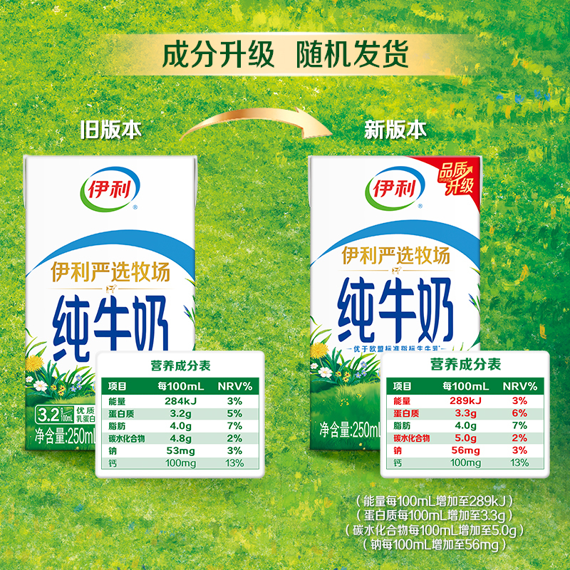 [11月]伊利纯牛奶250ml*24盒*2箱严选牧场学生营养早餐无菌高清大图