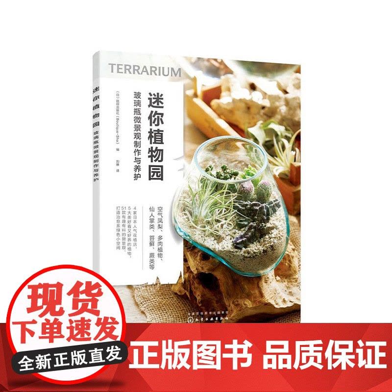 迷你植物园:玻璃瓶微景观制作与养护正版书籍图片
