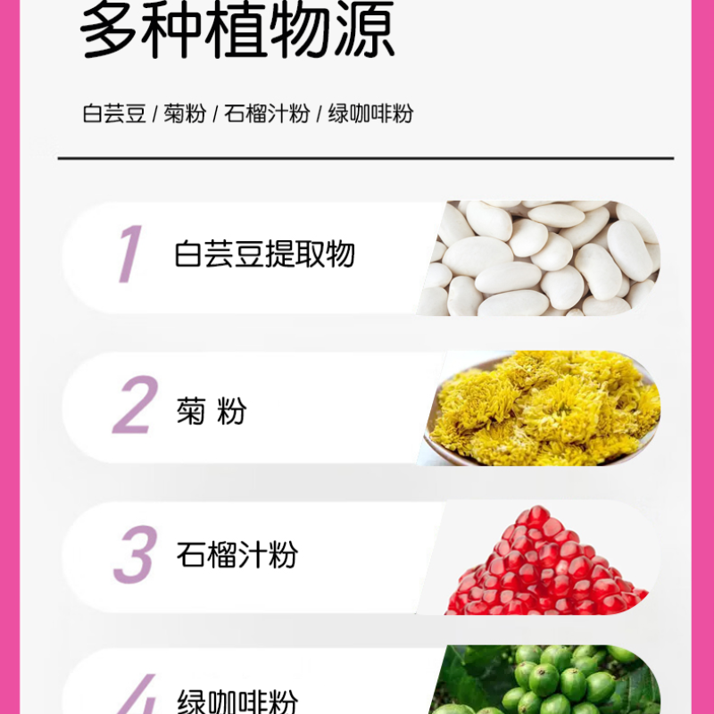 南京同仁堂福记坊白芸豆膳食纤维固体饮料阻碳水饮料正品*3盒