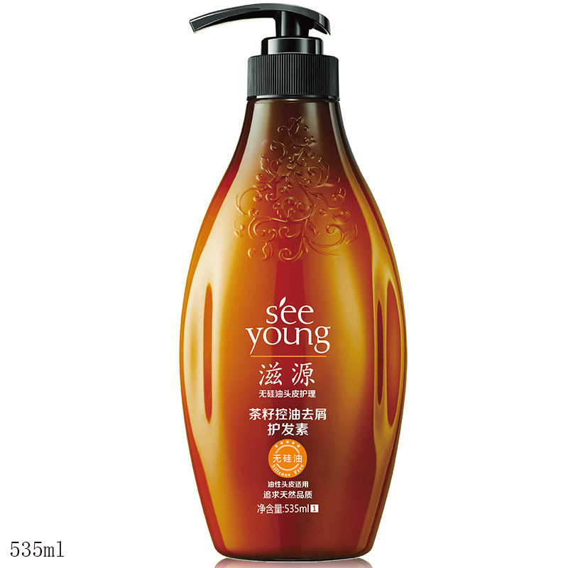 滋源(SEEYOUNG) 茶籽控油去屑 护发素 535ml(中油)(单位:瓶)