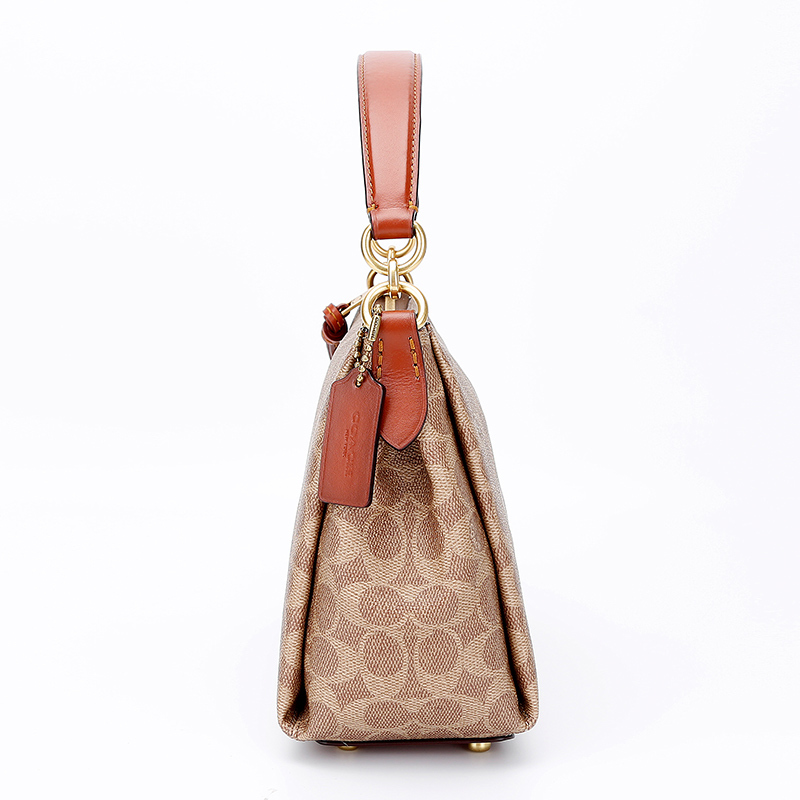 自营 新品 蔻驰 coach 品 女士专柜款 欧美时尚 shay皮质手提单肩斜