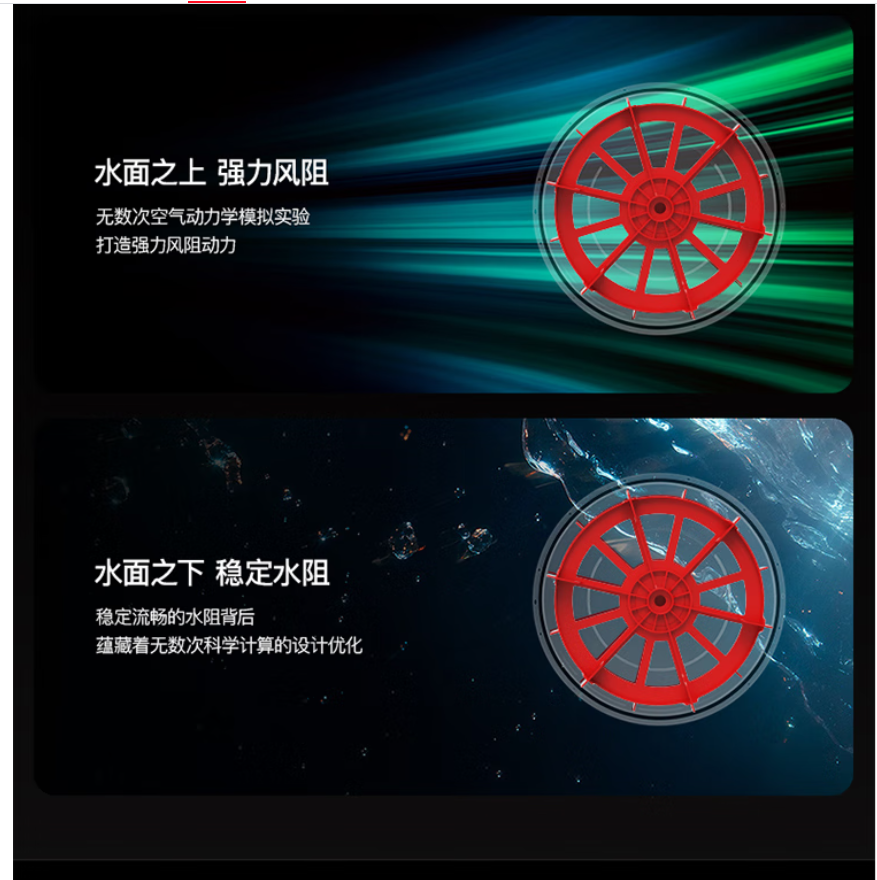 HARISON汉臣划船机家用水阻智能调节健身器材室内有氧无氧运动HR-W8eco..高清大图
