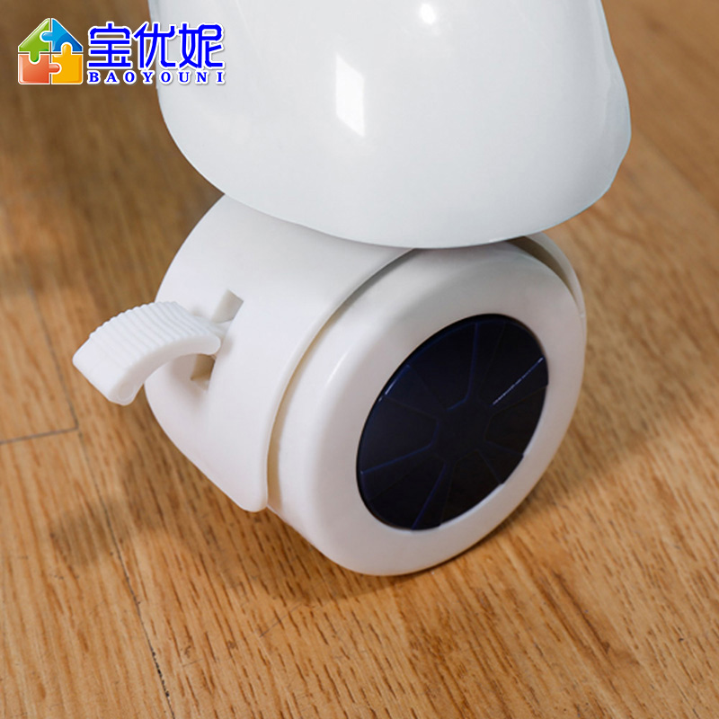 宝优妮 晾衣架落地双杆式不锈钢室内衣架伸缩晾衣服架简易晒衣架家用移动挂衣架 新款加长款象牙色高清大图