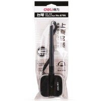 得力 文具6790台笔固定签字笔0.5子弹头 3支装(份)
