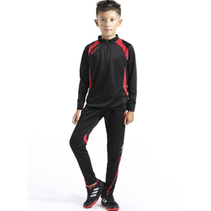 儿童足球训练服长袖套装男童足球服套装春秋小学生训练球服