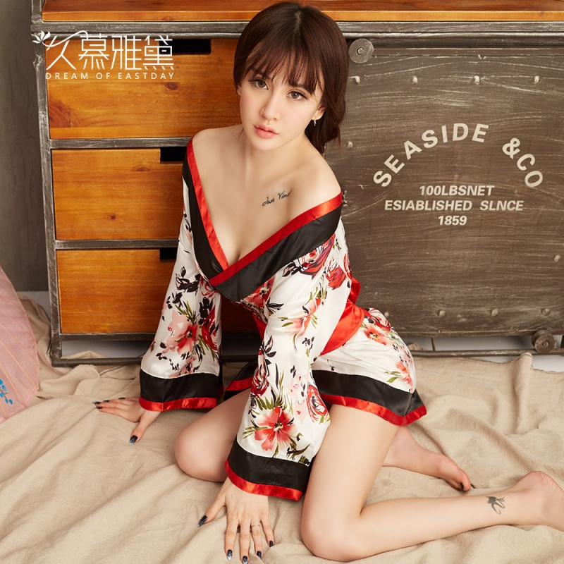 情趣内衣女性感和服制服诱惑激情套装sm骚透视装露乳衣服用品