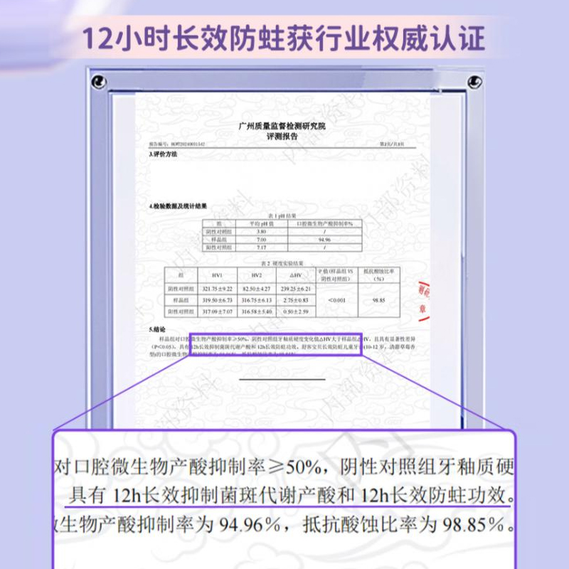 舒客宝贝儿童牙膏小护盾分龄护齿含氟双益生菌长效防蛀6-9岁换牙期60g高清大图