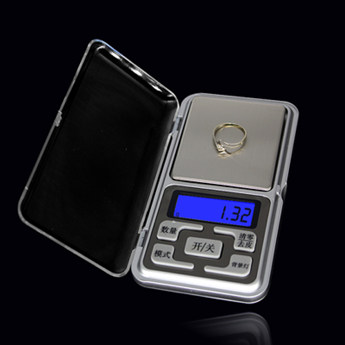 天平迷你珠宝秤电子称口袋称茶叶称黄金秤0.01g克称口红秤
