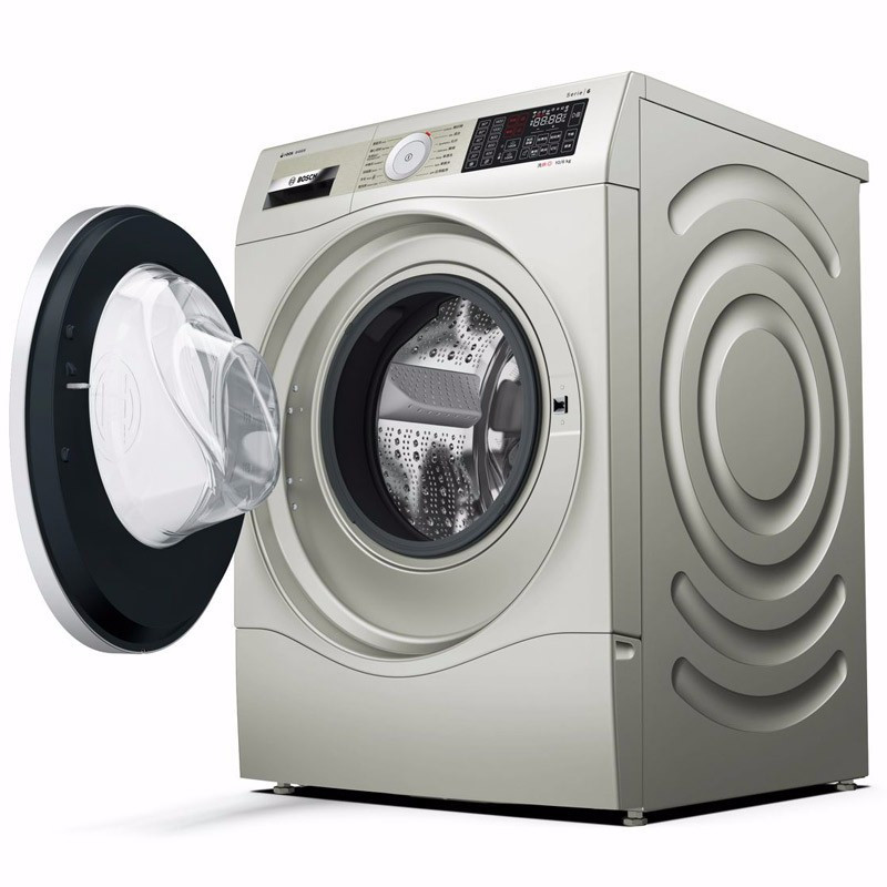 博世(bosch)大容量10公斤洗衣机 洗烘一体 i-dos自动投放 家居互联