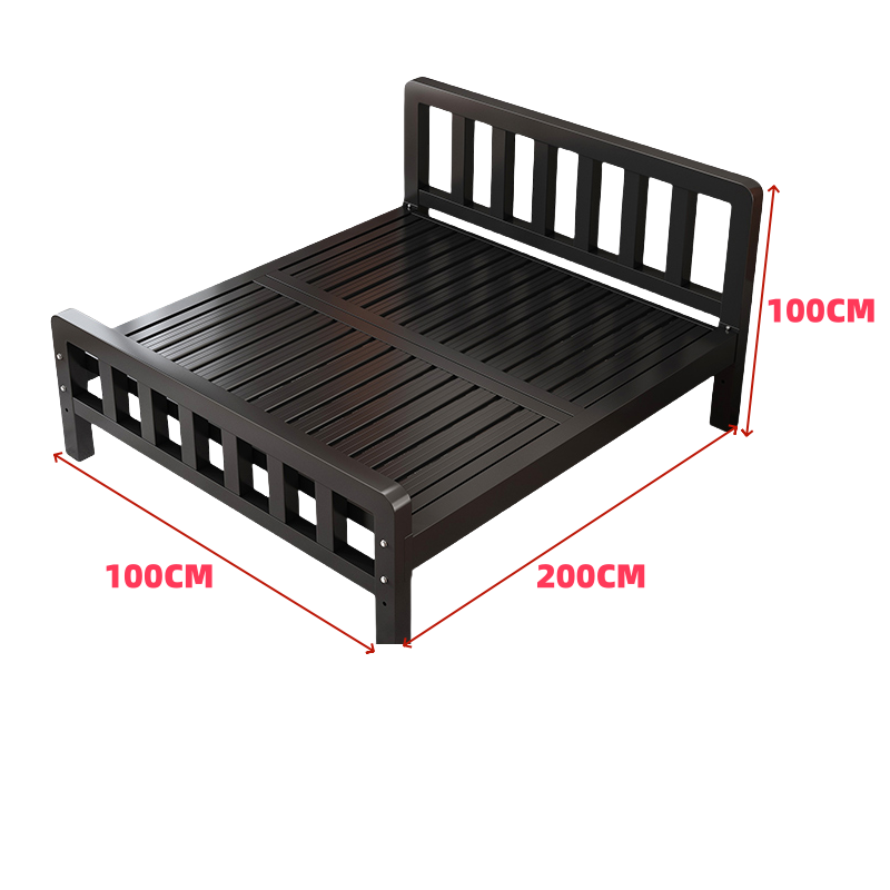 悦兴诚单人床100*200cm张高清大图