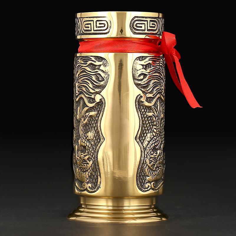 家柏饰(CORATED)铜 装香的家用供奉供佛香桶装香筒放香筒佛堂佛具用品