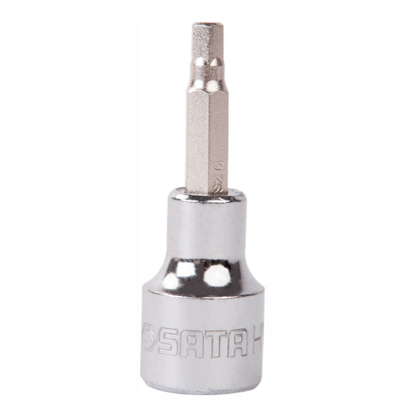 世达24303 12.5MM系列加长六角旋具套筒 套筒内六角扳手6*120MM 1个