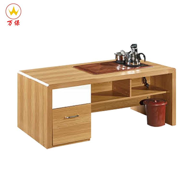[万保]办公家具 现代简约多功能功夫茶几