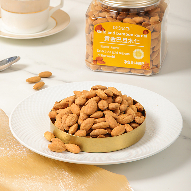 黄金果农DR.SNACK黄金巴旦木仁480克健康零食大罐装美味坚果零食优选高清大图