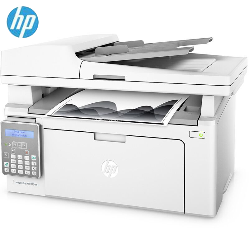 惠普（HP）LaserJet Ultra MFP M134fn 激光传真机-赠延长保修2个月