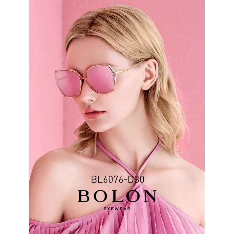 BOLON暴龙新款蝶形偏光镜明星同款女时尚墨镜太阳眼镜BL6076