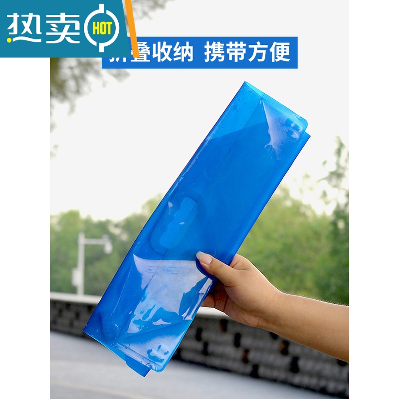 敬平户外大容量便携折叠储水袋加厚家用软体塑料注水囊露营水桶装水袋 蓝色10L(2件)高清大图