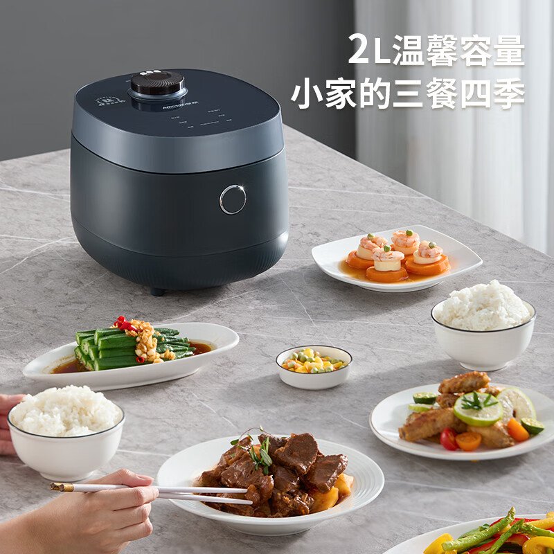 亚摩斯(Amos)纯钛智能IH加热家用多功能微压2L电饭锅适合2-4人食用电饭煲AS-IH20S(Ti)高清大图